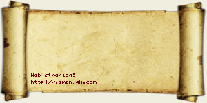 Miloje Jazački vizit kartica